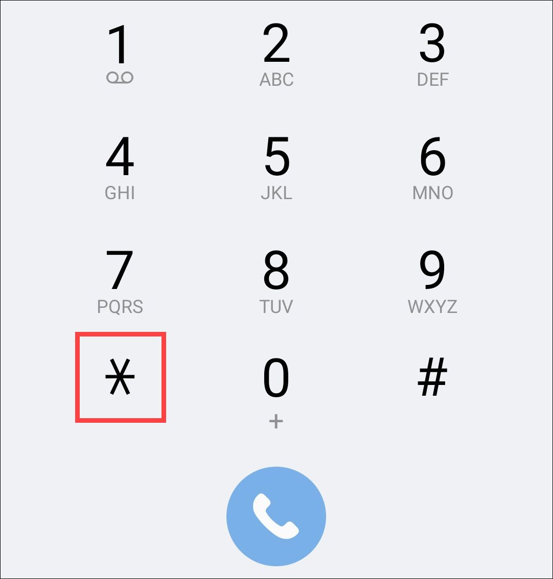 Наберите свой номер и нажмите *.
