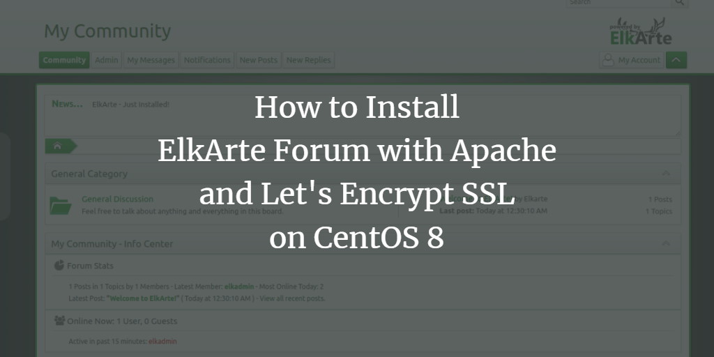 Установка ElkArte на CentOS 8 с Let's Encrypt