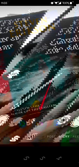 Кнопка записи Boomerang в Instagram