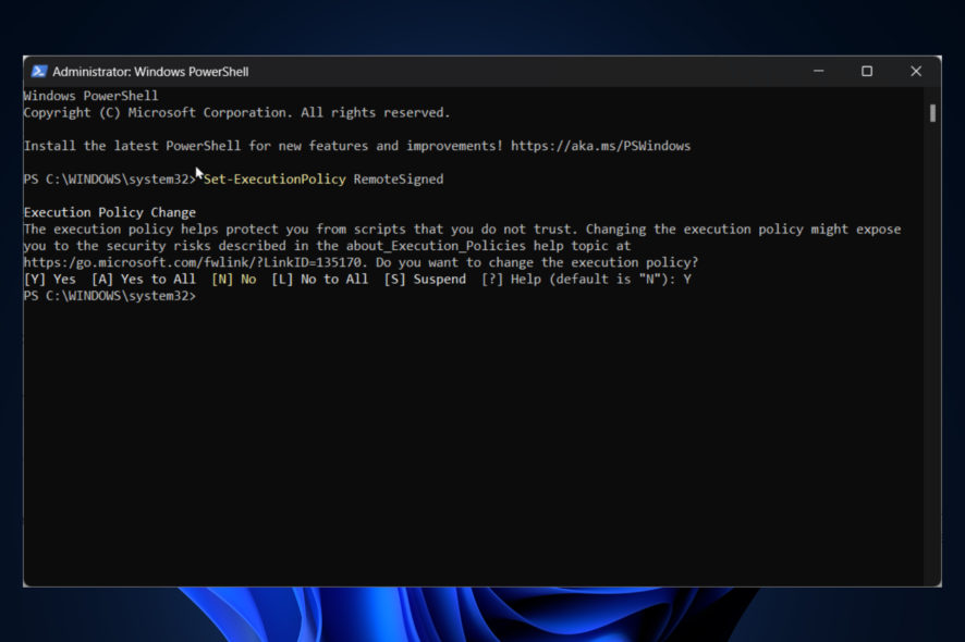 Установка модуля Exchange Online PowerShell в Windows 11