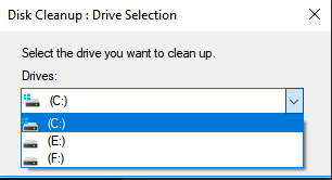 результат очистки диска