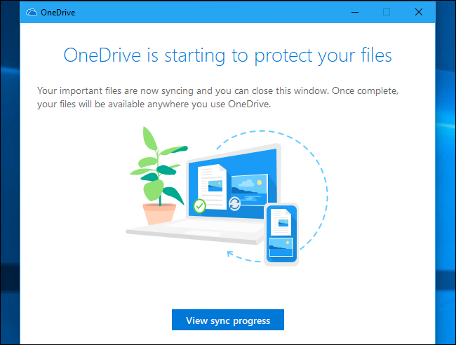 Окно состояния синхронизации OneDrive с индикаторами загрузки.