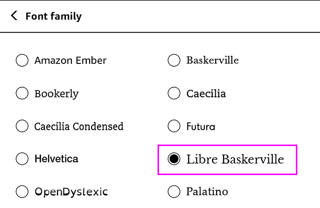 Libre Baskerville добавлен в список шрифтов