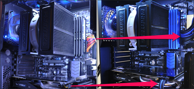 Смена стандартных разноцветных кабелей на аккуратные удлинители в чёрной оплётке