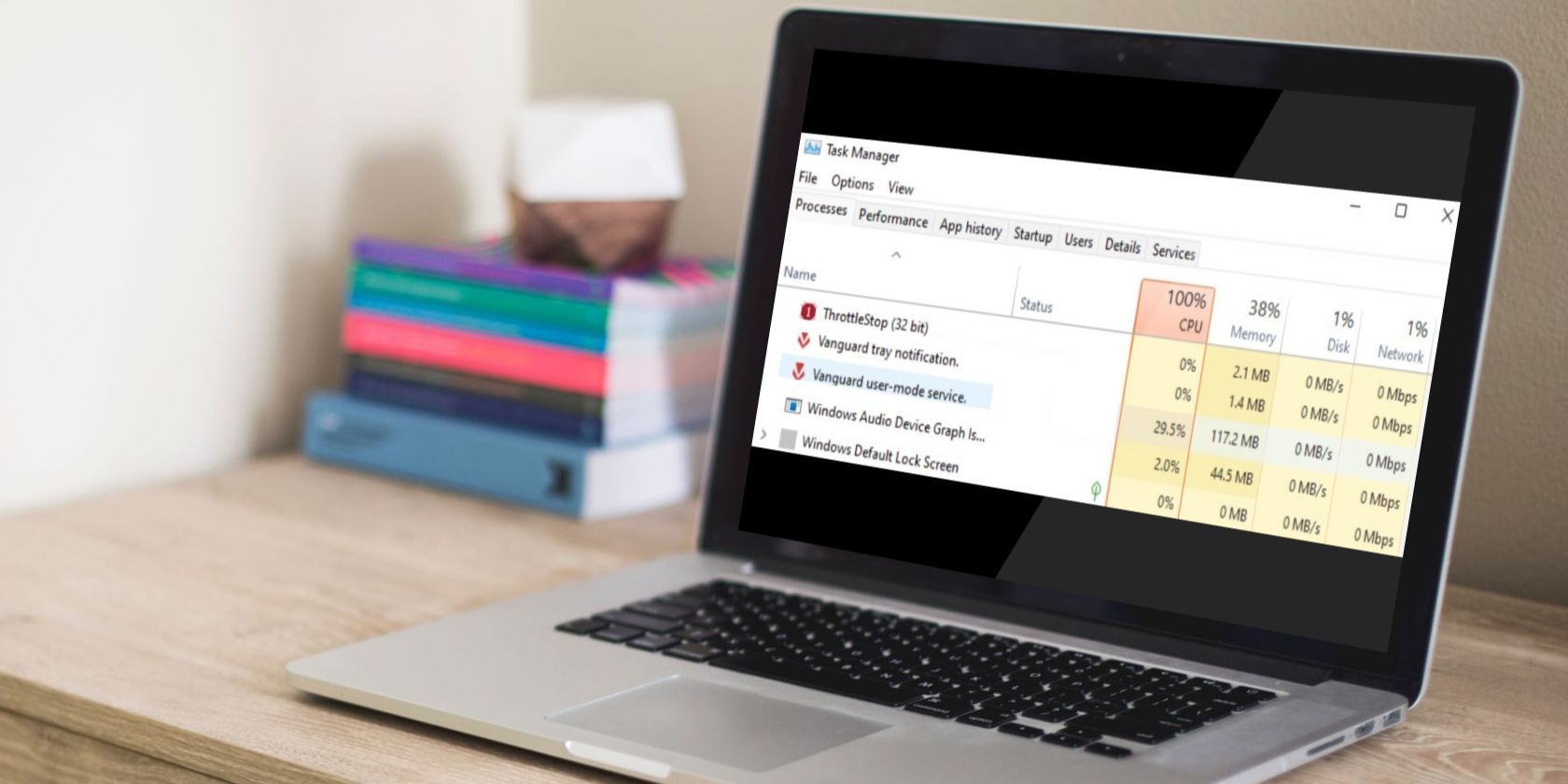 Vanguard: снизить нагрузку CPU в Valorant
