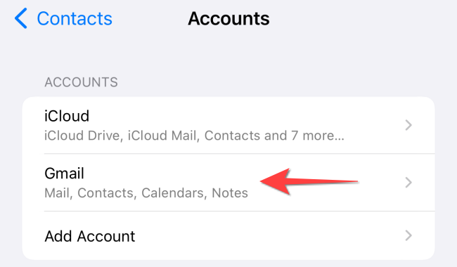 Выберите аккаунт 