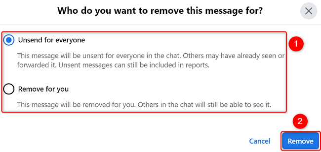 Выберите опцию и нажмите «Удалить».