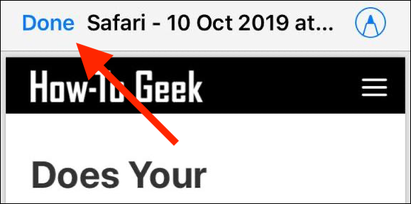 Нажмите Готово на странице превью PDF