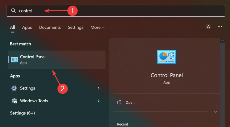 Иконка Панели управления Windows