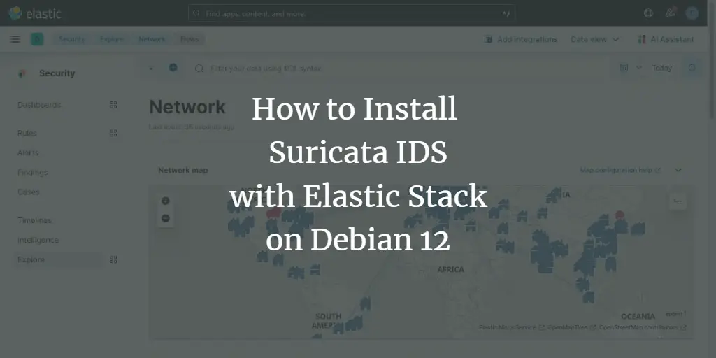Установка Suricata с Elastic Stack на Debian 12