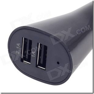 Фото: USB адаптер в прикуриватель с двумя портами