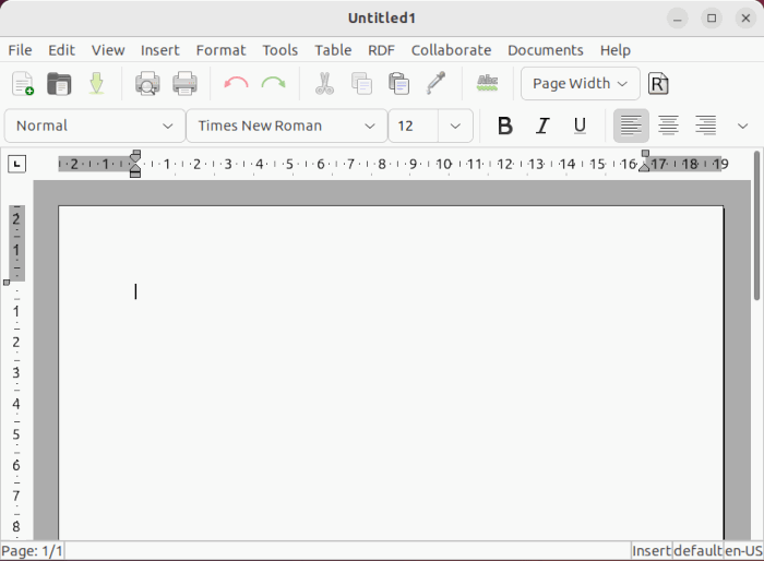 Скриншот: установка Abiword как лёгкой альтернативы LibreOffice
