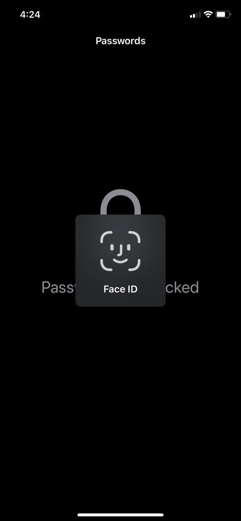 iPhone Face ID unlock
