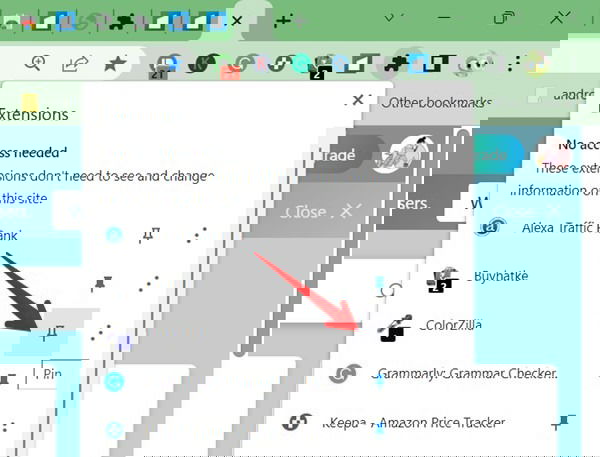 Chrome Extension Enable And Pin