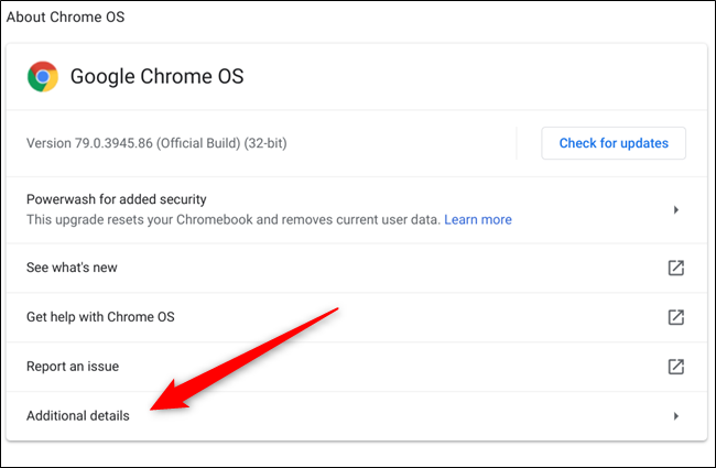 Нажмите «Дополнительные сведения», чтобы увидеть дату окончания обновлений