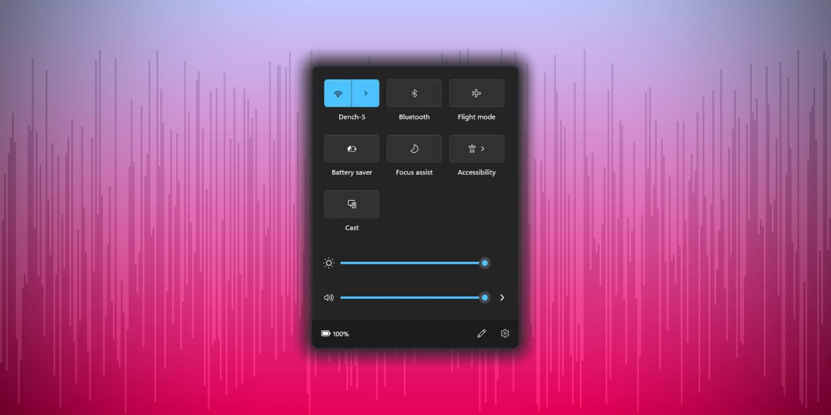 Меню Быстрых действий Windows 11 — обзор и настройка