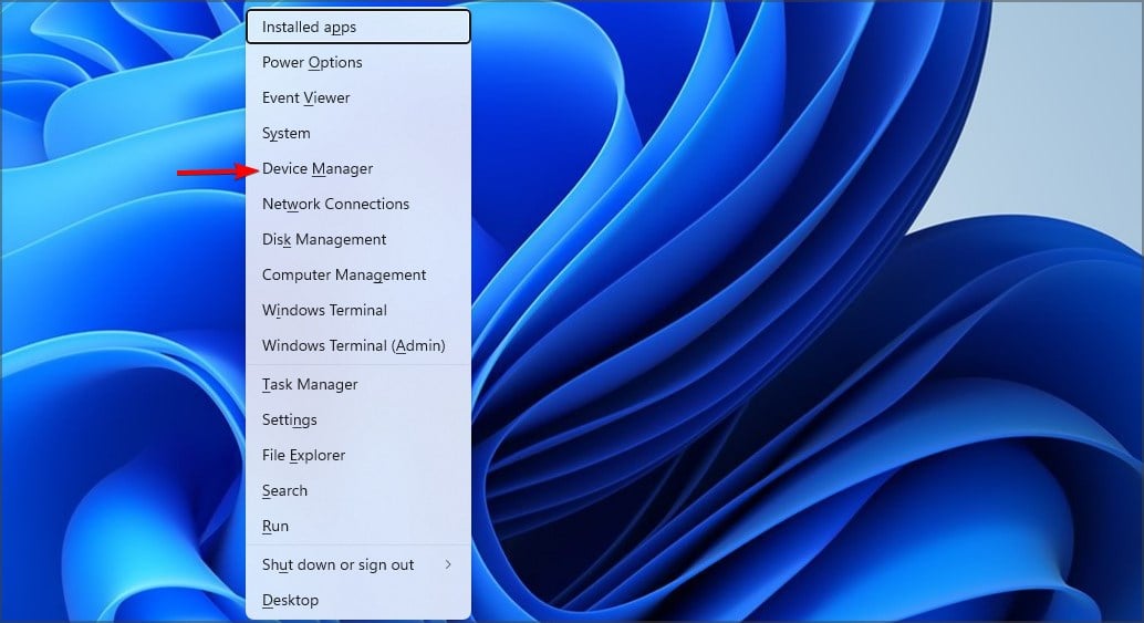 Окно Диспетчер устройств Windows