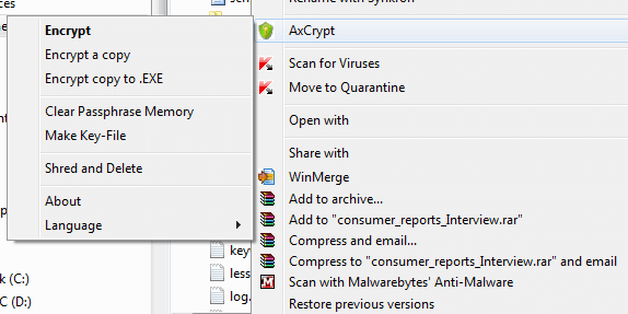 Иллюстрация: шифрование файлов и дисков