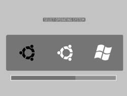 Исходный текстовый интерфейс GRUB