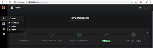 Setup Grafana Dashboard