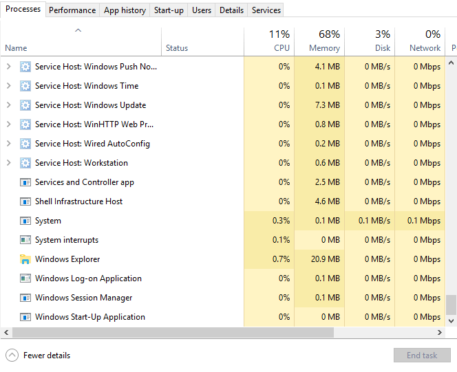 Процесс Windows Explorer.exe — восстановление панели задач в Windows 10
