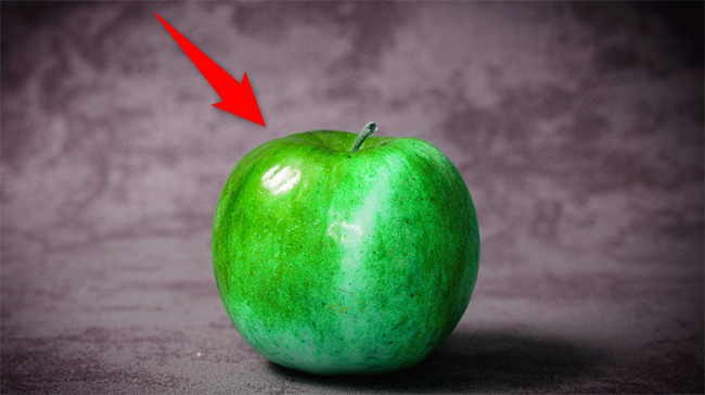 Изменённый цвет объекта в Photoshop