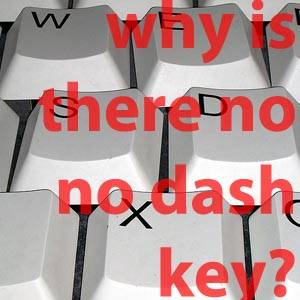 Клавиатура с выделенными клавишами Option, Shift и дефис для macOS