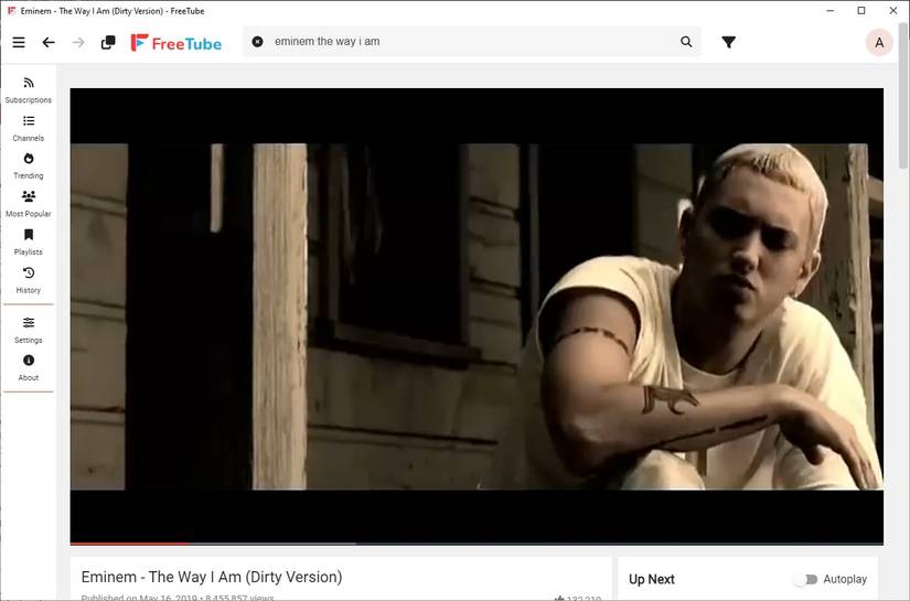 FreeTube: альтернативный клиент для десктопа