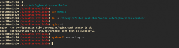 Настройка Nginx для Mautic