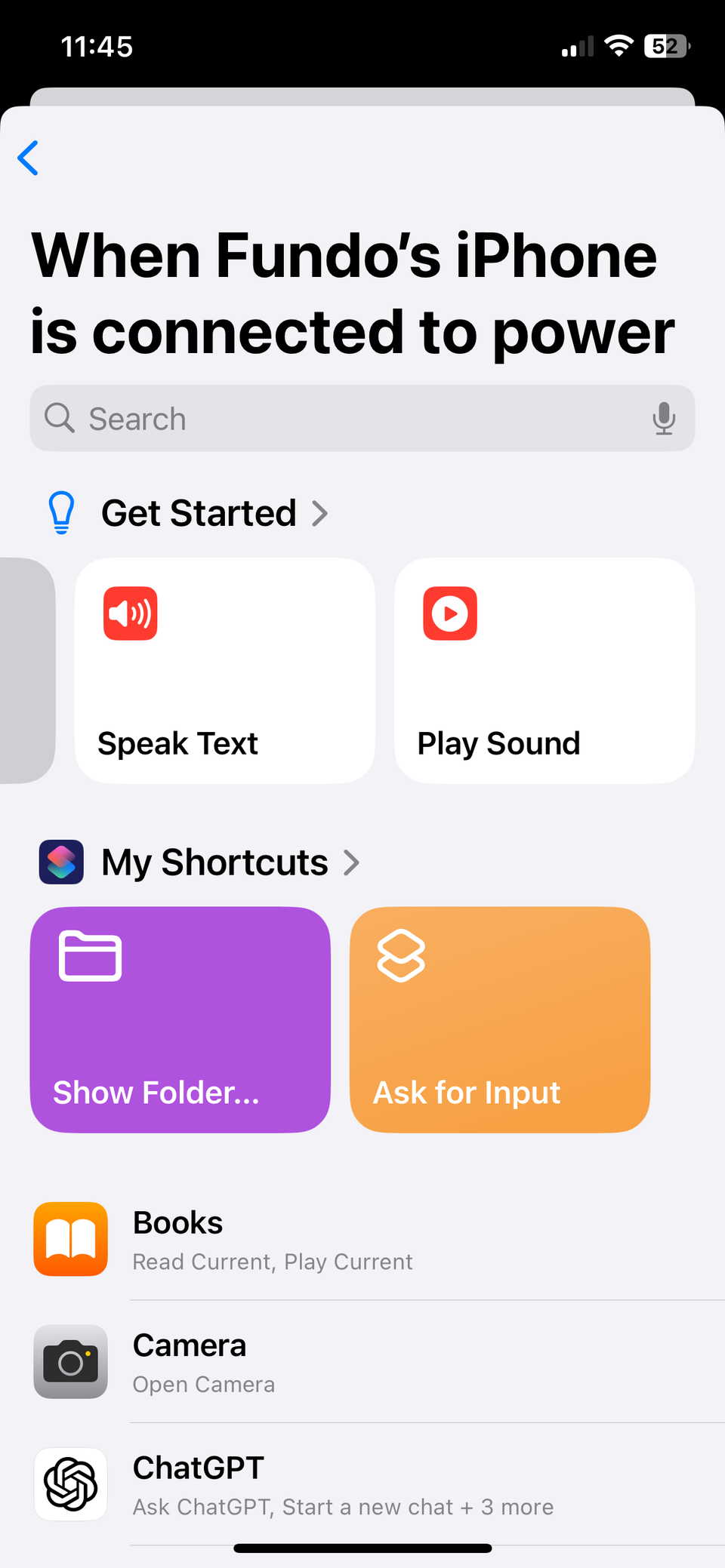 Действие Play Sound в приложении «Быстрые команды» на iPhone
