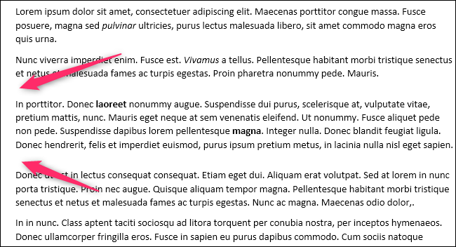 Параграф с большим интервалом до и после, вставленный из другого документа