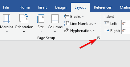 Центрирование текста по вертикали в Word