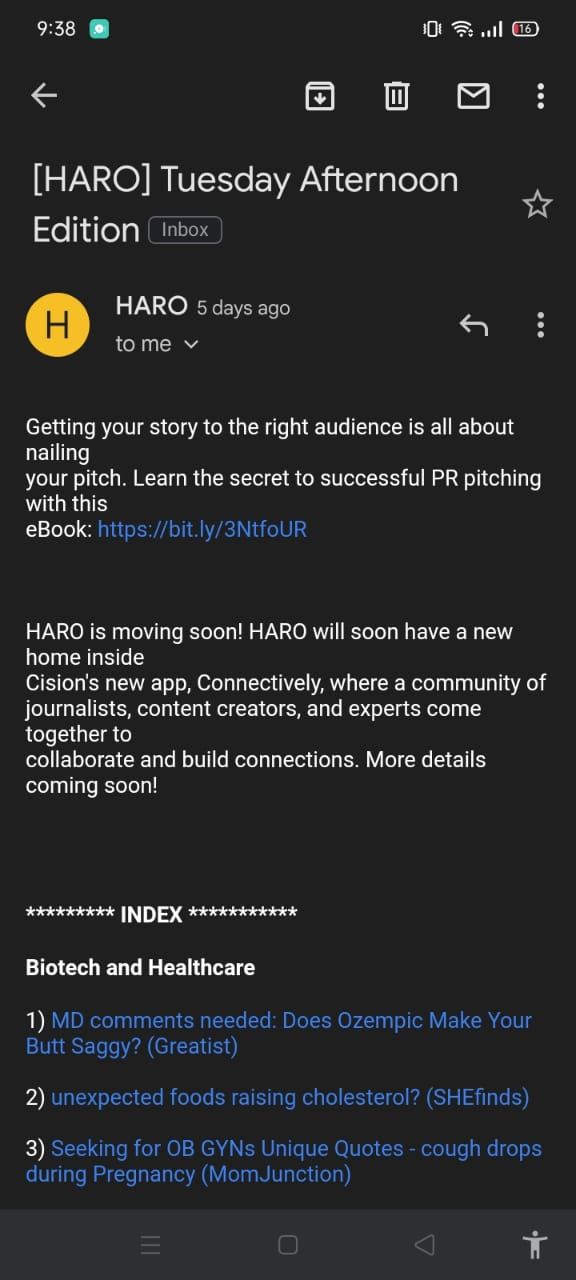 Подтверждение разблокировки в приложении Gmail