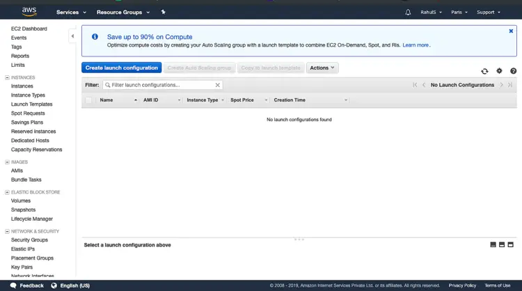 Кнопка создания шаблона запуска