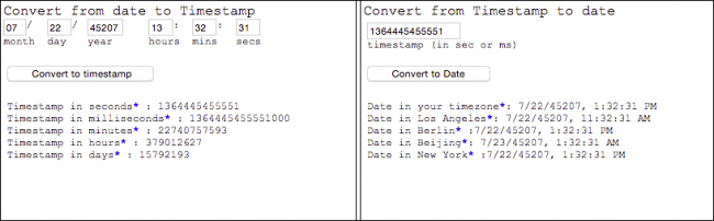 Онлайн-конвертер временных меток в дату — вставьте timestamp