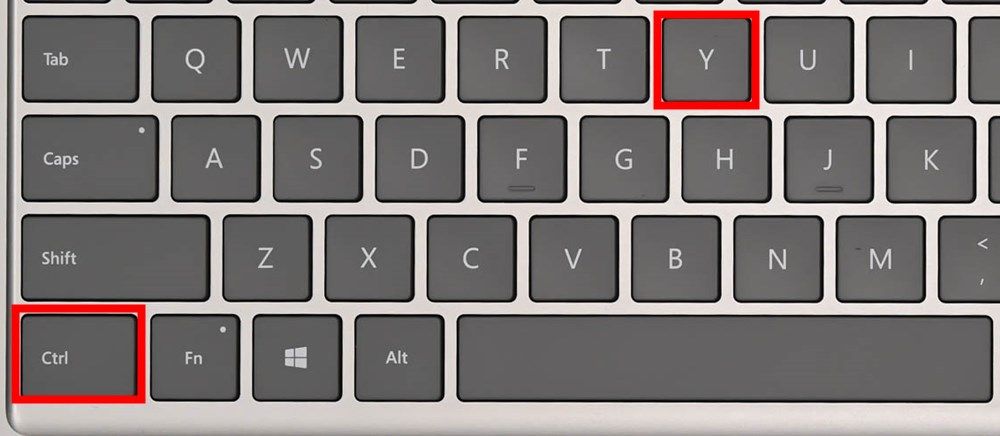 Сочетание клавиш для повтора иногда Ctrl+Y