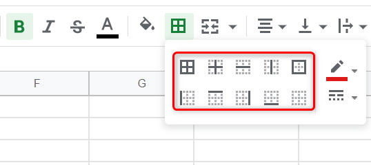 Примените стиль границы.