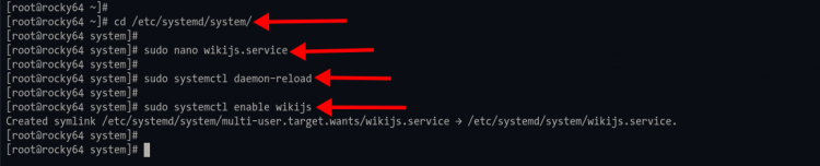 Запуск Wiki.js как сервиса
