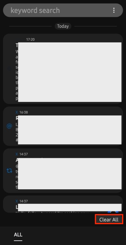 Очистка уведомлений в модуле NotiStar