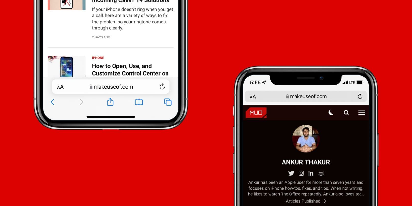 Вернуть адресную строку Safari наверх на iPhone