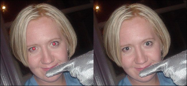 Как убрать красные глаза в Photoshop