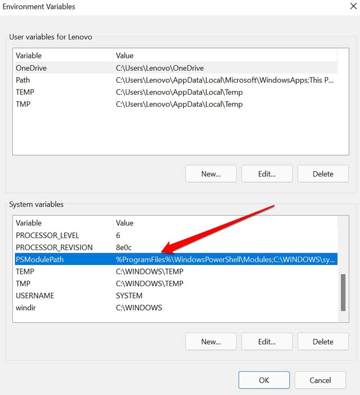 переменная ProgramFiles