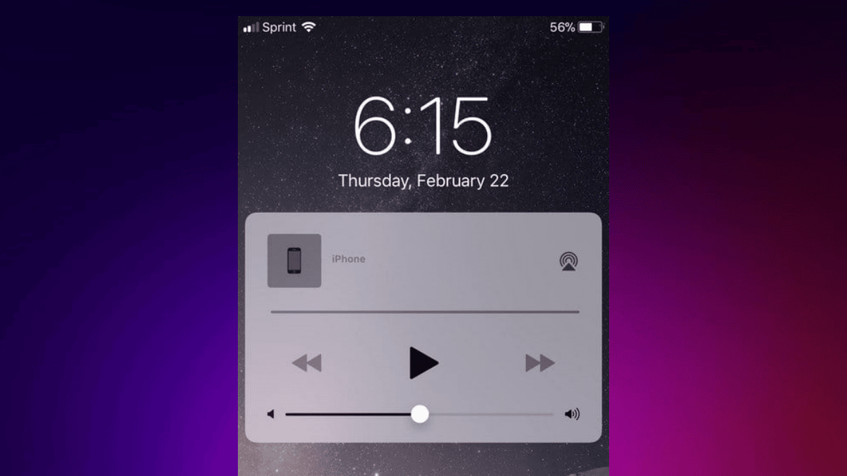 Rimuovere il widget Musica dalla schermata di blocco