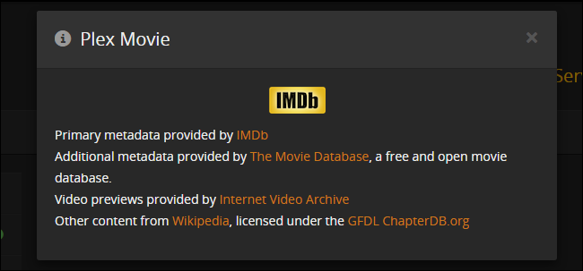 Иконка настройки агента Plex