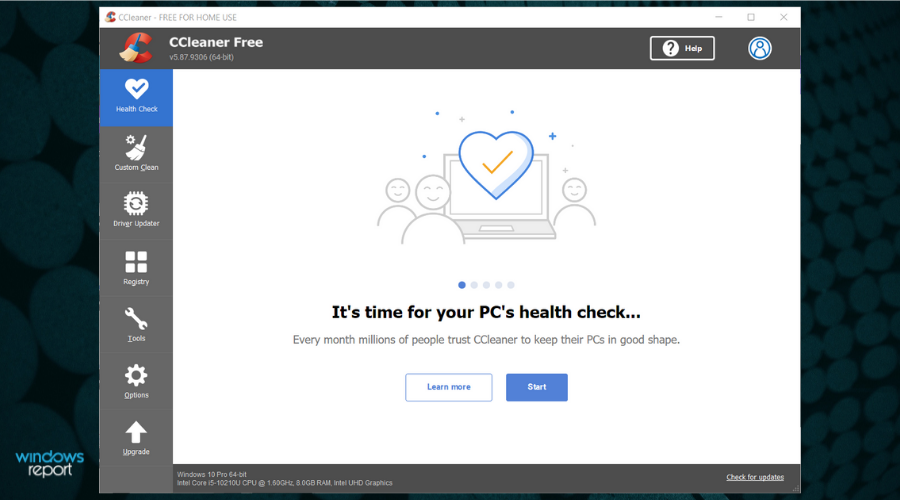Интерфейс CCleaner: обзор инструментов