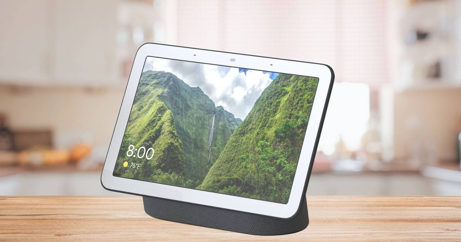 Google Home device with call alerts