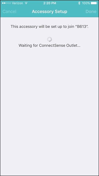 Сообщение об успешном подключении к Wi‑Fi