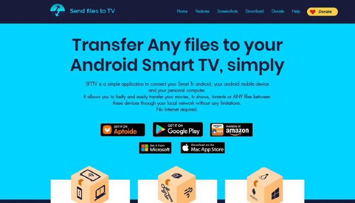 Send Files to TV приложение