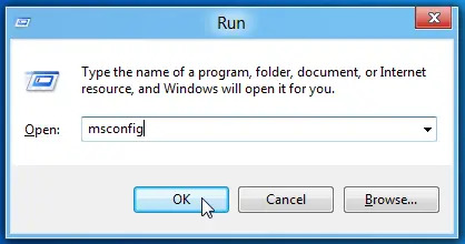 Configuration du démarrage minimal via msconfig
