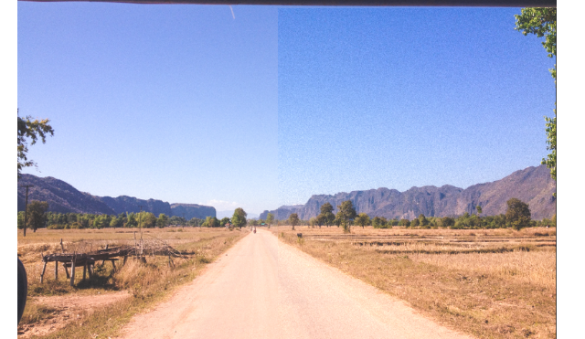 photo with grain added in Lightroom